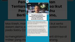 Mantan Tentara Israel Demo Tolak Perang di Jalan, Buka Suara Soal Buruknya Pemerintahan Netanyahu