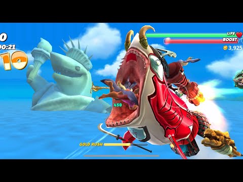 Veteran Great White in The Bay Map - Hungry Shark World