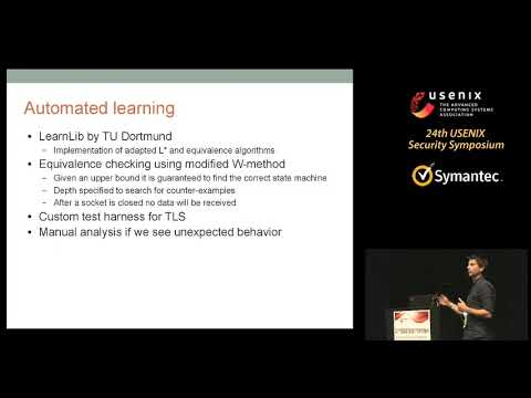 USENIX Security '15 - Protocol State Fuzzing of TLS Implementations