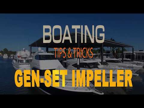 Emergency Impellor replacement on a Generator   Boating Tips