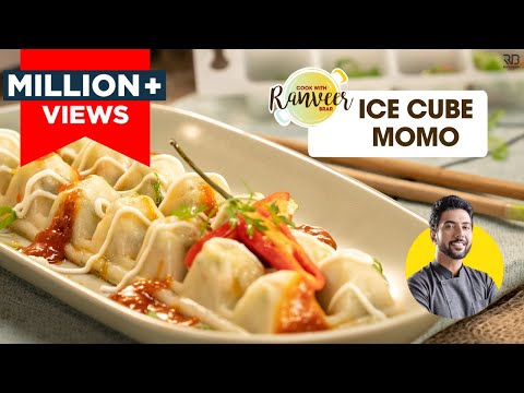 Veg Ice Cube Momos First time ever | New easy way to make momos | Unique Momo recipe | RanveerBrar