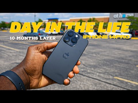 iphone 14 pro - real day in the life after 10 months (battery & camera test)