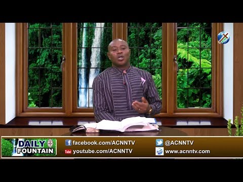 DAILY FOUNTAIN OF SEPTEMBER 3, 2018 - MR. NGOR HARRISON