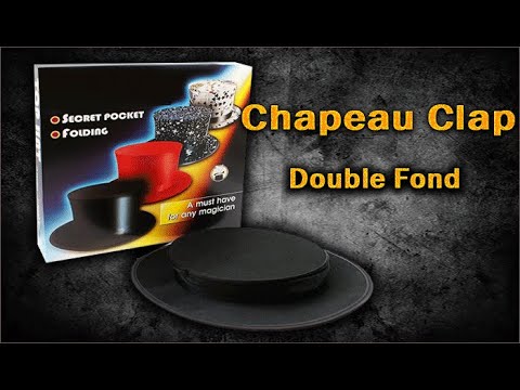 Voir la vidéo Chapeau Clap Double Fond - Noir