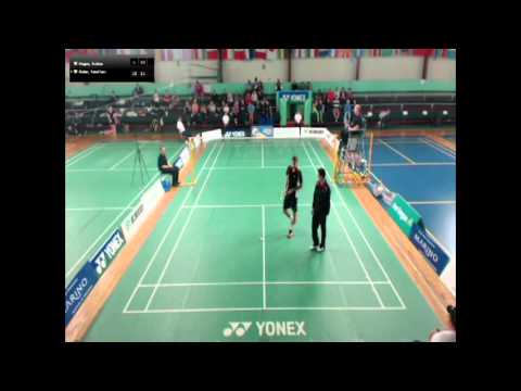 Badminton Ireland u19 Open - Mens Singles Final, Set 2 (Dolan vs Magee)