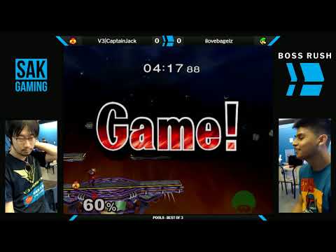 Boss Rush Captain Jack - Pools - V3|Captain Jack vs ilovebagelz (Luigi)