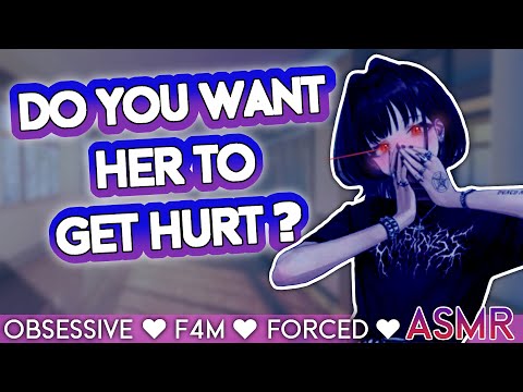 Your Goth Classmate turns Yandere 🤍 [ASMR] [F4M] [Obsessive] [Forced]