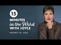 Do Unto Others Pt 2 15 Minutes In The Word With Joyce Meyer