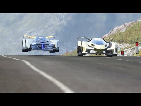 McLaren Ultimate Vision GT vs Lamborghini V12 Vision GT at Highlands