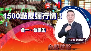 1500點反彈行情！ 合一、台康生！ (圖)