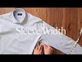 How To Measure Your Shirt: Sleeve Width