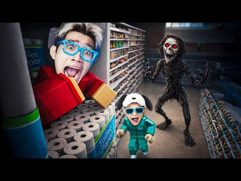 TAKUT!!! Bertahan 100 Hari di Gudang & Buat Markas Anti Anomali SCP 067 TORMONITOR di ROBLOX!!!