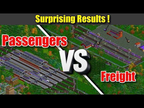 OpenTTD AI Battle: Passengers vs Freight