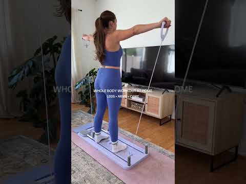 Get fit at home with this portable Pilates board! #pilates #fitness #howtoglowup #fit