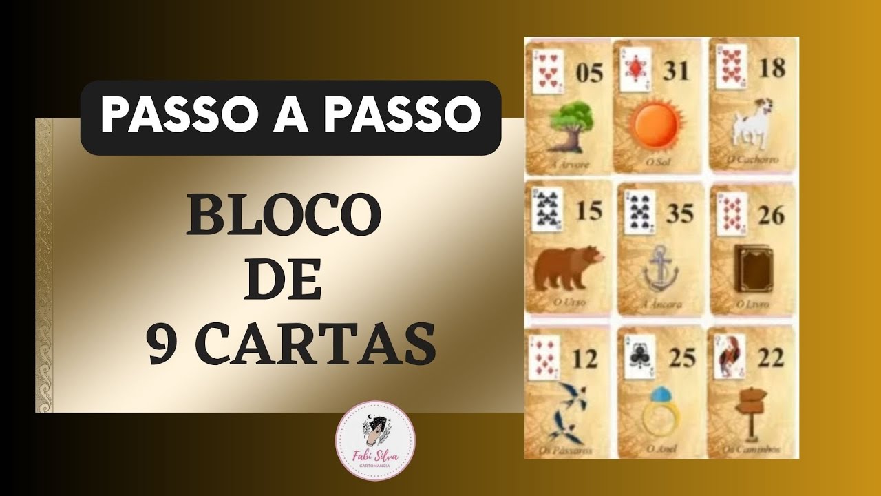 Como fazer uma leitura do Bloco de Nove Cartas no Lenormand de forma bem detalhada ?