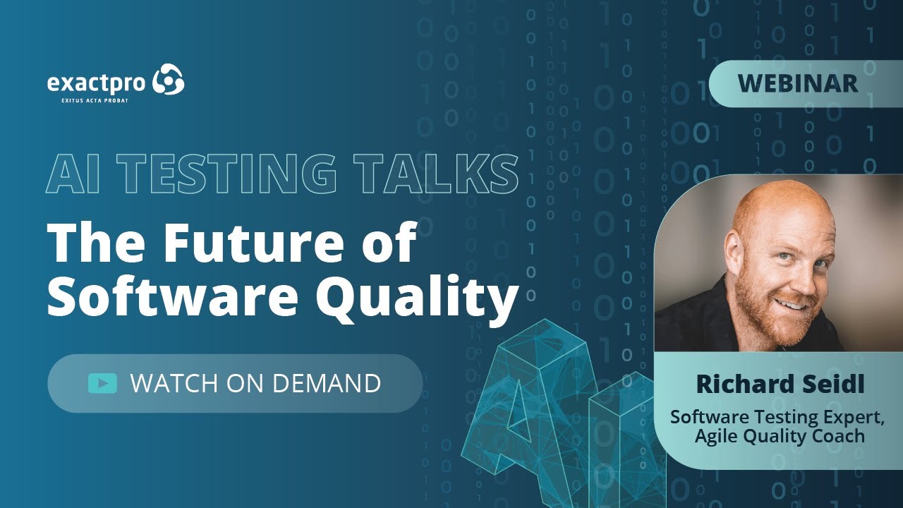 AI Testing Talks 2024: The Future of Software Quality - Richard Seidl