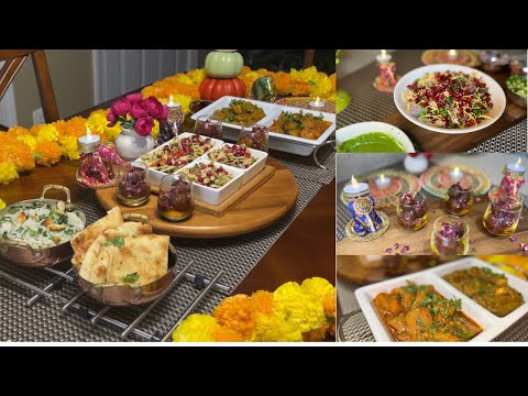 Indian Dinner Party Menu:Traditional Recipes with Modern Twists | Veg Thali Recipes |Ami's Lifestyle
