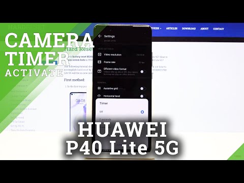 How to Activate Camera Countdown in Huawei P40 Lite 5G – Camera Timer