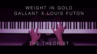 Gallant x Louis Futon - Weight In Gold | The Theorist Piano Cover