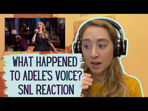 What Happened to Adele's Voice??? Voice Teacher Reacts Adele SNL