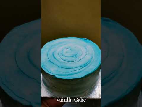 Vanilla cake : Bluesky,Blueocean