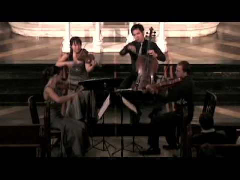 Attacca Quartet plays Haydn Op. 1 no. 2 -- First Movement