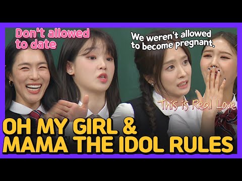 Wild difference between the rules for Oh My Girl and Mama The Idol