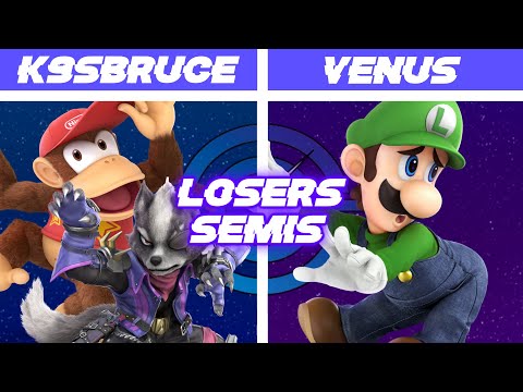 Content Events #6 Top 8 Losers Semis - K9sbruce (Diddy Kong, Wolf) VS Venus (Luigi)