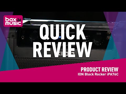 ION Block Rocker iPA76C draagbaar geluidssysteem - Quick review