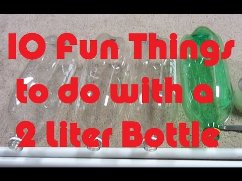 10 Fun Things to do with a Plastic Bottle - Soda Bottle Crafts