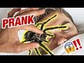 SPIDER IN FACE PRANK On SIMON WILL ️