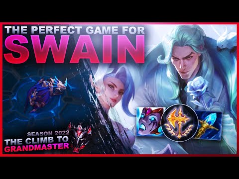 THIS WAS THE PERFECT GAME FOR SWAIN! - Climb to Grandmaster | League of Legends
