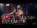 WWE 2K25 Main Menu Selection Screen Ratings Arenas Championships Unlockables More