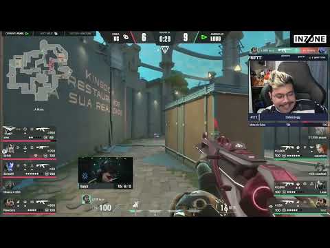 REAÇÃO DOS STREAMERS AO 3K DO TUYZ SEGURANDO O "A" SOZINHO