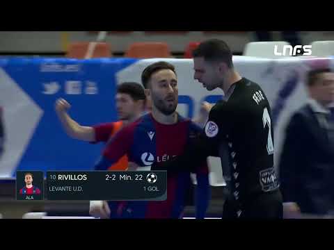 Gol Rivillos (2-2) Levante UD FS - Be Soccer CD UMA Antequera. J26, 1Div. LNFS