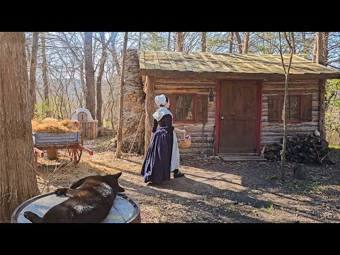 18th Century Cooking ASMR |Stewed Rabbit & Bread| 1774 Recipes