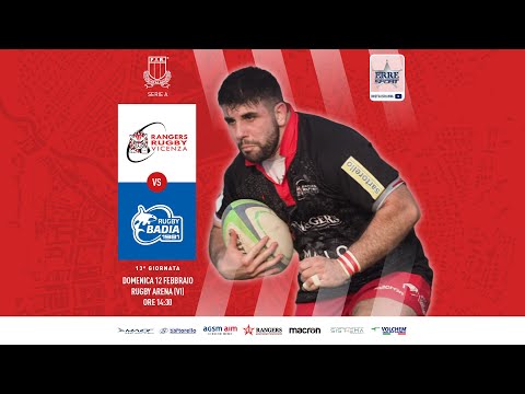 Serie A: Rangers Rugby Vicenza - Borsari Badia Rugby - 12/02/2023