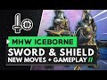 Monster Hunter World Iceborne | New Sword & Shield Moves, Gameplay & Master Rank Rathian Armor