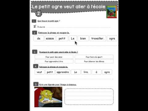 fiche 2 questions le Petit Ogre