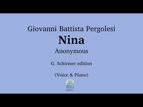 Giovanni Battista Pergolesi - Nina (sample)