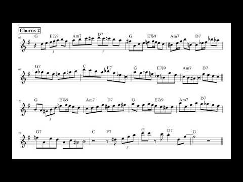 Sonny Stitt — "I Got Rhythm" (1959) Alto Sax Transcription [complete track]
