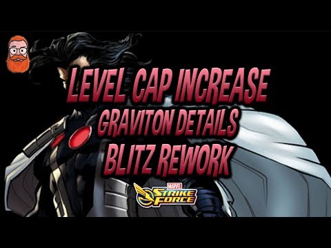 Level Cap Increase, Graviton Unlock, & Blitz Rework - Marvel Strike Force - MSF