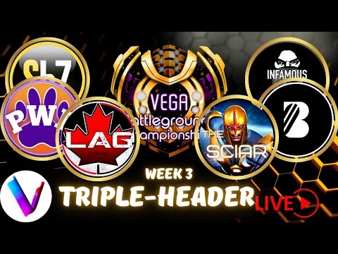 Lagacy vs Sciar -Simula vs PWF & BMcG vs Infamous - Week 3  -Vega Battleground Championships!!!