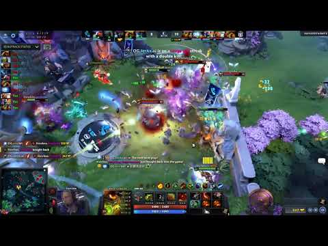 TI9 OG vs Newbee Fountain dive "Ok! GG!"