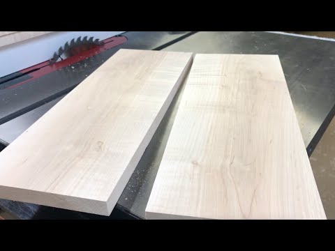 Resawing Thick Stock with a Tablesaw