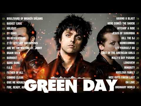 Green Day Greatest Hits 2023 ???? Best Songs Of Green Day Full Album  Boulevard of Broken Dreams ????