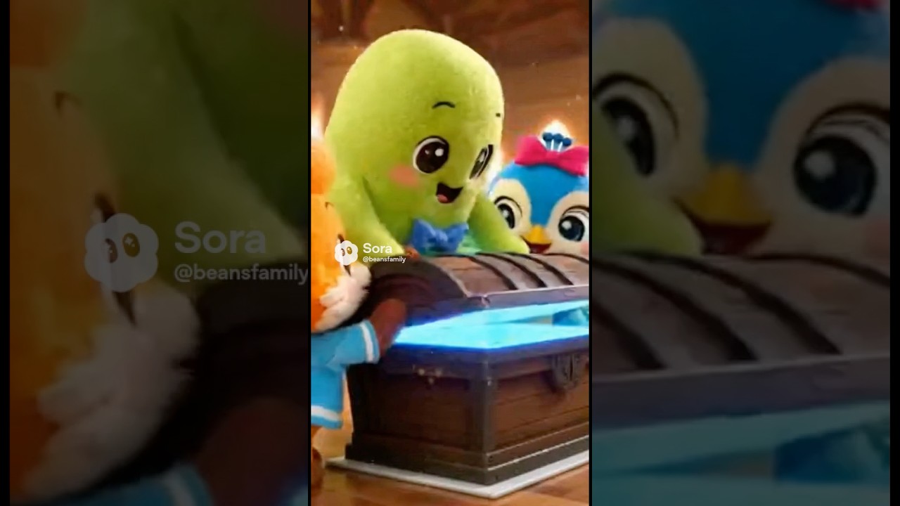 マメピーお試し予告。宝箱発見！#shorts #parenting #kidssongs #educationalchannel