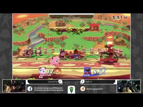 GUMS 11 Singles (Winner's Quarters) - Raffi-X (ROB) vs Game7a1 (Jigglypuff)