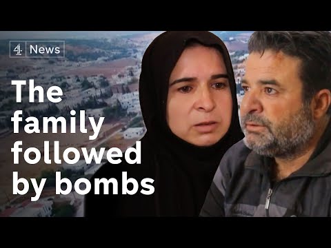 シリア。家族は爆弾に続いて (Syria: The family followed by bombs)