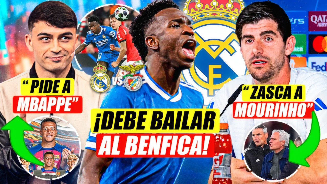 💣 ¡DURA ZASCA DE COURTOIS A MOURINHO! | PEDRI PIDE A MBAPPÉ PARA EL BARCELONA | VINICIUS DEBE BAILAR
